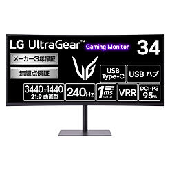 LG(른) 34G630A-B ߥ󥰥˥ LG UltraGear ֥å 34 /UWQHD(34401440 /磻 /̷ /240Hz