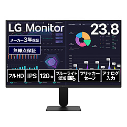 LG(�G���W�[) PC���j�^�[ �u���b�N 24BF410B-B �m23.8�^ /�t��HD(1920×1080) /���C�h /120Hz�n
