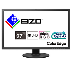 EIZO(GC][) USB-Cڑ PCj^[ ColorEdge ubN CS2740-ZBK m26.9^ /4K(3840×2160j /Ch /61Hzn