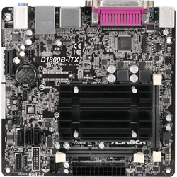 Mini ITXマザーボード ［オンボード（Celeron J1800）・DDR3］ D1800B-ITX