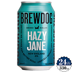ブリュードッグ ヘイジージェーン 缶 5度 330ml 24本【ビール】