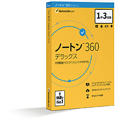 ノートンライフロック Norton Lifelock ノートン 360 デラックス 1年3台版    ［Win・Mac・Android・iOS用］ 【sof001】