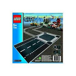 LEGO 7280 ロードプレート直線と交差点（2枚入り）
