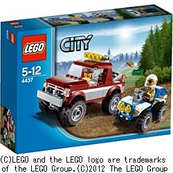 LEGO（レゴ） 4437 シティ オフロード4WDとポリスATV