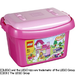 LEGO 4625 基本セット ピンクのコンテナ