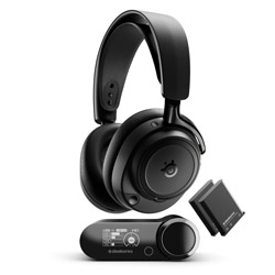 SteelSeries 61661 Q[~OwbhZbg Arctis Nova Elite(nC]Ή) Obsidian mCXiBluetooth{USBj / /wbhoh^Cvn