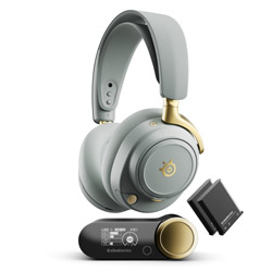 SteelSeries 61663 Q[~OwbhZbg Arctis Nova Elite(nC]Ή) Sage & Gold mCXiBluetooth{USBj / /wbhoh^Cvn