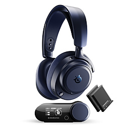 SteelSeries 61723 �Q�[�~���O�w�b�h�Z�b�g Arctis Nova Pro Omni MidnightBlue �m���C�����X�iBluetooth�{USB-C�j /���� /�w�b�h�o���h�^�C�v�n