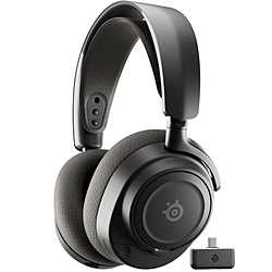 SteelSeries 61730 �Q�[�~���O�w�b�h�Z�b�g Arctis Nova 7 Gen 2(PS4/PS5/Switch/Switch2�Ή�) �u���b�N �m���C�����X�iBluetooth/USB-C�{USB-A�j /���� /�w�b�h�o���h�^�C�v�n