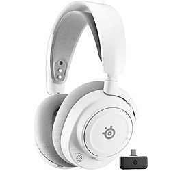 SteelSeries 61731 �Q�[�~���O�w�b�h�Z�b�g Arctis Nova 7 Gen 2(PS4/PS5/Switch/Switch2�Ή�) �z���C�g �m���C�����X�iBluetooth/USB-C�{USB-A�j /���� /�w�b�h�o���h�^�C�v�n