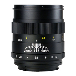 カメラレンズ CREATOR 2/85mm (SA) BK ソニーA（フルサイズ）用  ブラック