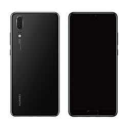 HUAWEI P20 Black「51092NAT」Kirin 970 5.8型・メモリ/ストレージ：4GB/128GB nanoSIMｘ2 DSDS対応 SIMフリースマートフォン 51092NAT ブラック