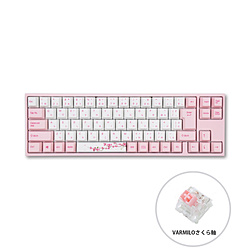 ゲーミングキーボード Sakura サクラ軸  vm-ma73-wp88j-sakura ［USB /有線］