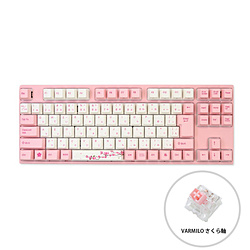 ゲーミングキーボード 92 Sakura JIS(サクラ軸V2) ピンク vm-vem92-a042-sakura ［有線 /USB］