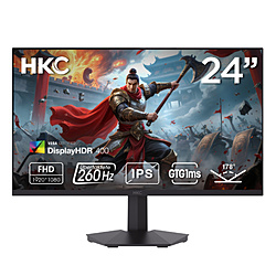 HKC G24H3D �Q�[�~���O���j�^�[ �m23.8�^ /�t��HD(1920×1080) /260Hz�n