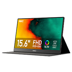 HKC USB-C�ڑ� ���o�C�����j�^�[ V16 �m15.6�^ /�t��HD(1920×1080) /���C�h /60Hz�n