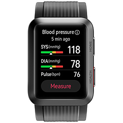 WATCH D ウェアラブル血圧計  グラファイトブラック