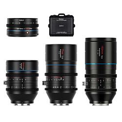 SIRUI アナモルフィックレンズ 1.6x Full Frame 3本セット RF +マウントアダプター ブラック Venus_1.6_x_3_SET_B-RF-JP ［キヤノンRF /単焦点レンズ］