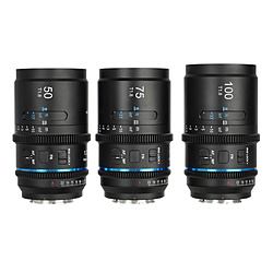 SIRUI Astra �I�[�g�t�H�[�J�X �A�i�����t�B�b�N�V�l�����YT1.8 Full Frame 3�{�Z�b�g(50/75/100mm) L/�u���[�t���A SIRUI AST-3S-LB-JP �m���C�JL /�P�œ_�����Y�n