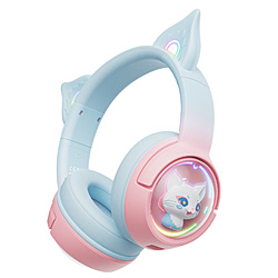 ONIKUMAGAMING B5BP �Q�[�~���O�w�b�h�Z�b�g �uB5 Gradient �l�R�~�~�v �u���[/�s���N �m���C�����X�iBluetooth�{USB�j�{�L�� /���� /�w�b�h�o���h�^�C�v�n