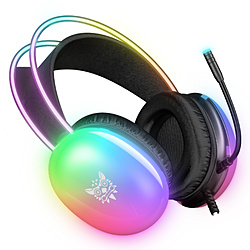 ONIKUMAGAMING X25BK �Q�[�~���O�w�b�h�Z�b�g �uX25 RGB�v �u���b�N �m��3.5mm�~�j�v���O�{USB /���� /�w�b�h�o���h�^�C�v�n
