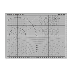 凄！大型ガラスカッティングマット　グレー