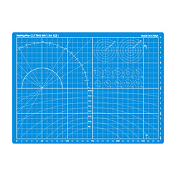 凄！大型ガラスカッティングマット　ブルー