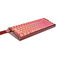 IYX �Q�[�~���O�L�[�{�[�h(���s�b�h�g���K�[�Ή�) MG68 Plus(�p��z��) ���b�h IROK-MG68PLUS-RD �m�L�� /USB�n