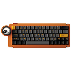 KIBU ゲーミングキーボード(ラピッドトリガー対応) Dry Studio｜ドライスタジオ「ice ring 63 RT」(英語配列) スターバーストオレンジ ICERING-Org ［有線 /USB］