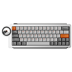 KIBU ゲーミングキーボード(ラピッドトリガー対応) Dry Studio｜ドライスタジオ「ice ring 63 RT」(英語配列) シルバーオルビット ICERING-Sil ［有線 /USB］