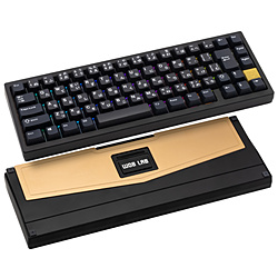 KIBU �L�[�{�[�h ZEN 65 Ultra �u���b�N UJISZ65BK �m�L���E���C�����X /Bluetooth�EUSB�n