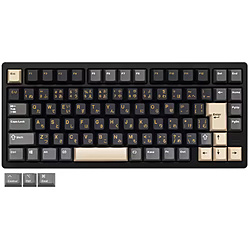 KIBU �L�[�{�[�h Rainy 75 Pro �u���b�N PR75BLK-JIS �m�L���E���C�����X /Bluetooth�EUSB�n