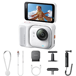 アクションカメラ Insta360 GO Ultra クリエイターバンドル  アークティックホワイト CINSABEA-GOULTRA05 ［4K対応 /防水］