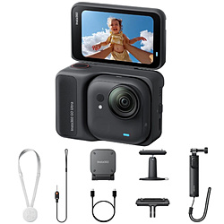 アクションカメラ Insta360 GO Ultra クリエイターバンドル  ミッドナイトブラック CINSABEA-GOULTRA06 ［4K対応 /防水］