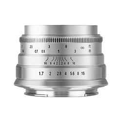 BRIGHTINSTAR 35mm F1.7 APS-C �\�j�[E�}�E���g �V���o�[ BS-35F17-E-S