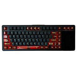 ゲーミングキーボード AULA L99 画面付き(Caramel Latte Switch・英語配列) Red L99JCL-RB ［有線・ワイヤレス /Bluetooth・USB］