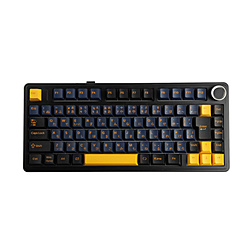 AULA �Q�[�~���O�L�[�{�[�h AULA F75(Reaper Swtich) Thunder Black F75J-RP-TB �m�L���E���C�����X /Bluetooth�EUSB�n