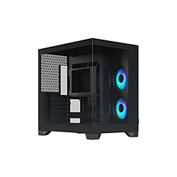 FRACTAL DESIGN(�t���N�^���f�U�C��) PC�P�[�X [ATX /Micro ATX /Extended ATX /Mini-ITX] Pop 2 Vision Black RGB �u���b�N FD-C-POV2A-02