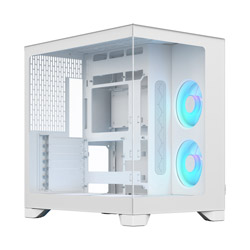FRACTAL DESIGN(�t���N�^���f�U�C��) PC�P�[�X [ATX /Micro ATX /Extended ATX /Mini-ITX] Pop 2 Vision White RGB �z���C�g FD-C-POV2A-03