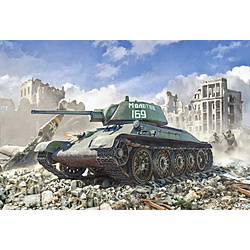 1/35 WW.II ソビエト軍 T-34/76 1943年生産型 アルミ砲身/金属ワイヤー付属 プレミアムキット イタレリ