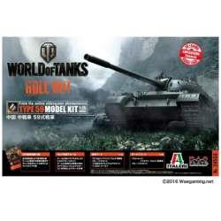 イタレリ プラッツ 1/35 WORLD OF TANKS 中国 中戦車 59式戦車