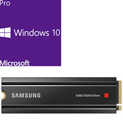 DSP版 Windows 10 Pro 64bit+内蔵SSD PCI-Express接続 980 PRO
