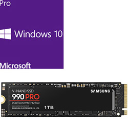 DSP版 Windows 10 Pro 32bit +内蔵SSD PCI-Express接続 990 PRO MZ