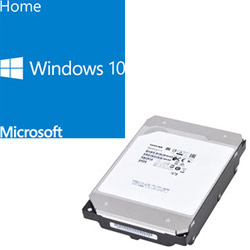 DSP版 Windows 10 Home 64bit +内蔵HDD SATA接続 MG08シリーズ MG08ACA16TE ［16TB /3.5インチ］