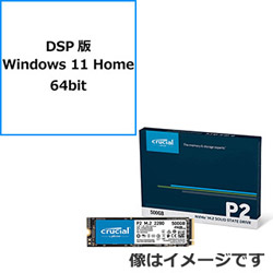 DSP版 Windows 11 Home 64bit+内蔵SSD CT1000P2SSD8JP｜の通販は