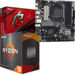 AMD Ryzen 9 5900X +B550M Phantom Gaming 4