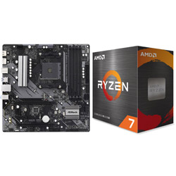 AMD Ryzen 7 5700X +B550M Phantom Gaming 4