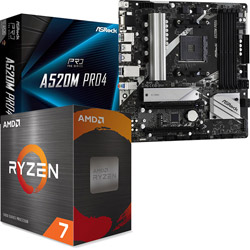 AMD Ryzen 7 5700X +A520M Pro4