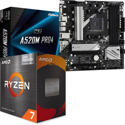 AMD Ryzen 7 5700G +A520M Pro4