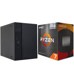  ベアボーン DeskMeet X300/B/BB/BOX/JP+〔CPU〕 AMD Ryzen 7 5700G With Wraith Stealth cooler 100-100000263BOX